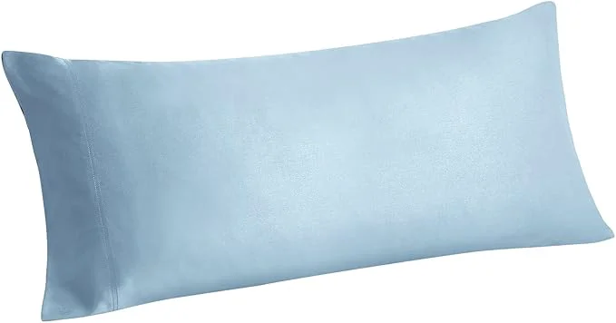 Prestigious BEDELITE Body Pillow Case Cover Rayon Made from Bamboo Cooling Body Pillow Cover for Hot Sleepers and Night Sweats Breathable amp Silky Soft Full Long Pillow Case Blue 20×54 Inches Contemporary