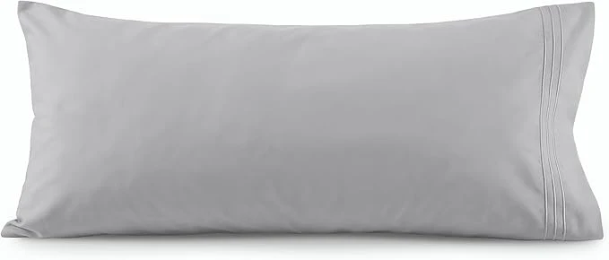 Professional Elegant Comfort Luxury Ultra-Soft 1-Piece Body Pillowcase – 1500 Premium Hotel Quality Microfiber Double Brushed – Wrinkle Resistant Body Pillowcase Size Silver Selected