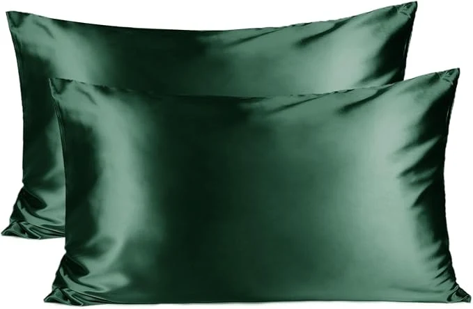 High-Grade Yani Satin Pillowcase Silk Pillow Cases for Hair and Skin with Zipper Queen Pillow Cases Set of 2 for 20 quot x30 quot Exquisite Packaging for Women Men Proven