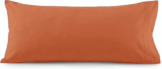 Smart Elegant Comfort Luxury Ultra-Soft 1-Piece Pillowcase Set – 1500 Premium Hotel Quality Microfiber Double Brushed – Wrinkle Resistant Body Pillowcase Size Coral Lightweight
