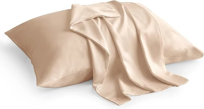 Proven BEDELITE Pillow Cases Queen Size Set of 2 Rayon Derived from Bamboo Cooling Pillow Cases for Hot Sleepers amp Night Sweats Breathable and Silky Soft Envelope Pillowcases Taupe 20 quot x30 quot Healthy