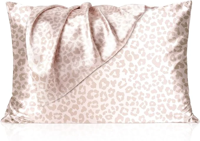 Proven Yani 2 Pack Leopard Satin Pillowcase Silk Pillow Cases for Hair and Skin with Zipper Queen Pillow Cases Set of 2 for 20 quot x30 quot Exquisite Packaging for Women Men Easy-to-Use