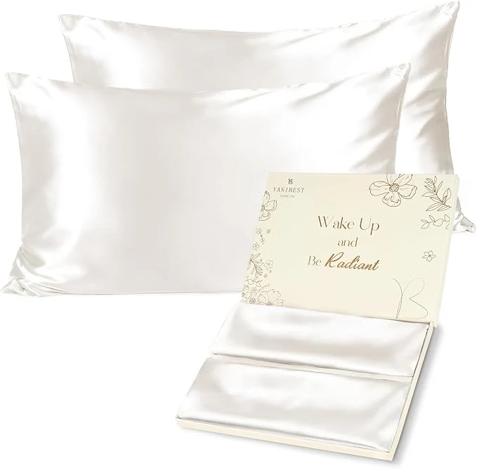 Effective Yani Satin Pillowcase King Size Pillow Cases Set of 2 – Silk Pillow Cases for Hair and Skin with Zipper Silk Pillow Cases King for 20 quot x36 quot Exquisite Packaging for Women Men Exceptional