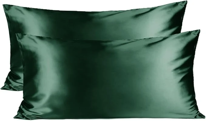 Functional Yani Satin Pillowcase King Size Pillow Cases Set of 2 – Silk Pillow Cases for Hair and Skin with Zipper Silk Pillow Cases King for 20 quot x36 quot Exquisite Packaging for Women Men Secure
