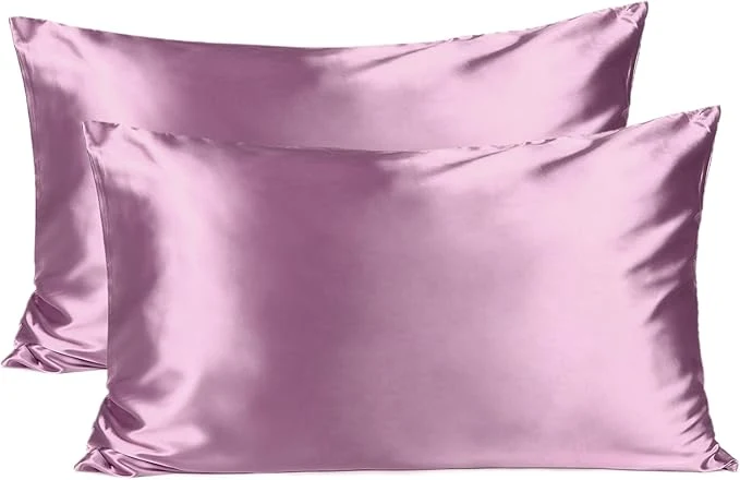 Authentic Yani Satin Pillowcase Silk Pillow Cases for Hair and Skin with Zipper Queen Pillow Cases Set of 2 for 20 quot x30 quot Exquisite Packaging for Women Men Luxury