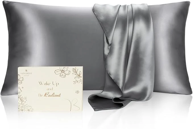 Specialty Yani Satin Pillowcase King Size Pillow Cases Set of 2 – Silk Pillow Cases for Hair and Skin with Zipper Silk Pillow Cases King for 20 quot x36 quot Exquisite Packaging for Women Men Fashionable
