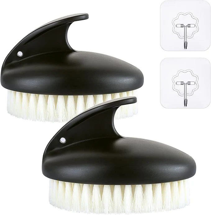 Long-Lasting Dry Brushing Body Exfoliating Brush Anti Slip Body Scrubber Comfortable