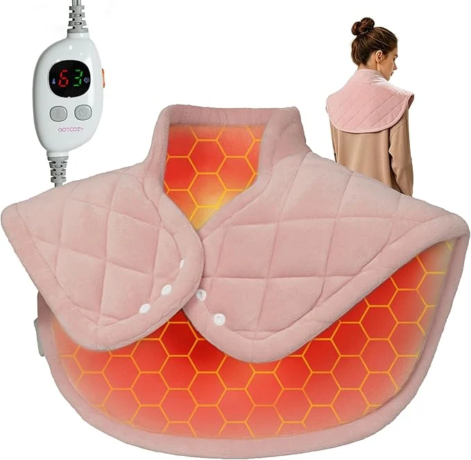 Refined GOTCOZY Heating pad for Neck and Shoulders Pain Relief-Heat Wrap pad High-End