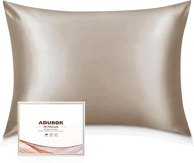 Selected Adubor Silk Pillowcase – Mulberry Silk Pillow Cases 22 Momme 6A Grade Fibers Silk Pillow Case for Hair and Skin Health with Hidden Zipper Queen 20 39 39 x30 39 39 Apricot 1PC Casual