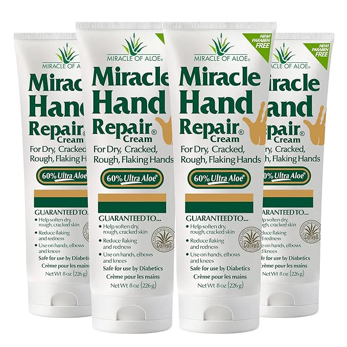 Elite Hand Repair Cream for Dry Cracked Hands 8 oz Healing Hand Cream Solid