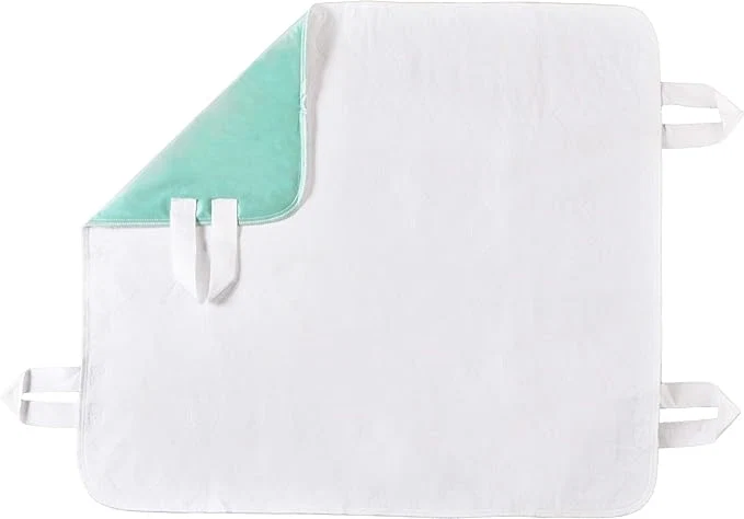 High-Grade NOVA Waterproof Reusable Underpad with 4 Positioning Strap Handles Cotton Skin Soft Top Layer Washable Incontinence Bed amp Surface Overlay Super Absorbent 32 x 36 Healthy