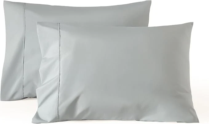 Premium WINLIFE King Size Pillow Cases 2 Grey Cotton Egyptian King Pillowcases 2 Pack 20 39 39 ×36 39 39 Soft and Breathable Pillow Cover Grey Efficient