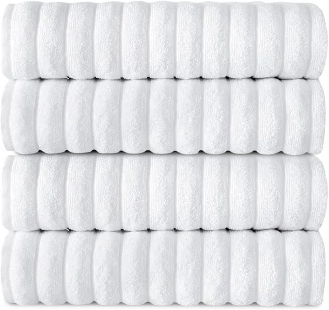 Unique Classic Turkish Towels CTT Premium 4 Pack Bath Towels Set Made Exclusive