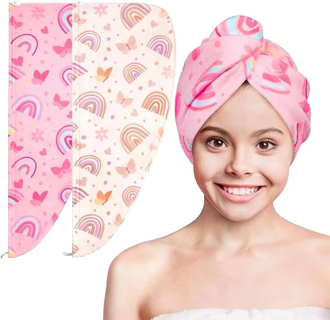 Fine Crafted Basumee Microfiber Hair Towel Wrap Advanced