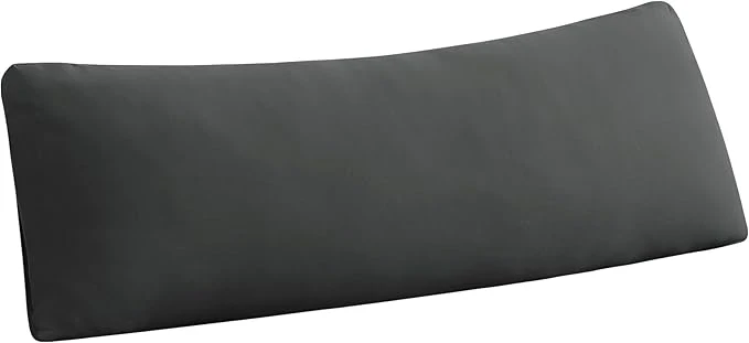 Fine Stretchy Body Pillow Case Cover – Jersey Knit Long Pillowcase for Body Pillow 1 Pack – Envelope Closure amp Skin-Friendly Soft and Breathable for Sleeping 20 quot x54 quot Dark Gray Premium