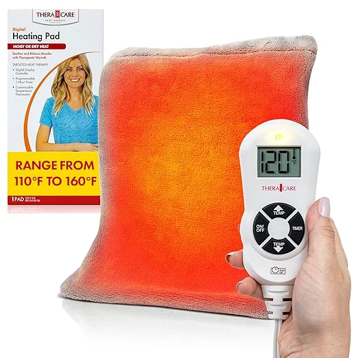 Responsible TheraCare Digital 12 x 15 Heating Pad Moist Dry Heat Wide Range Elite