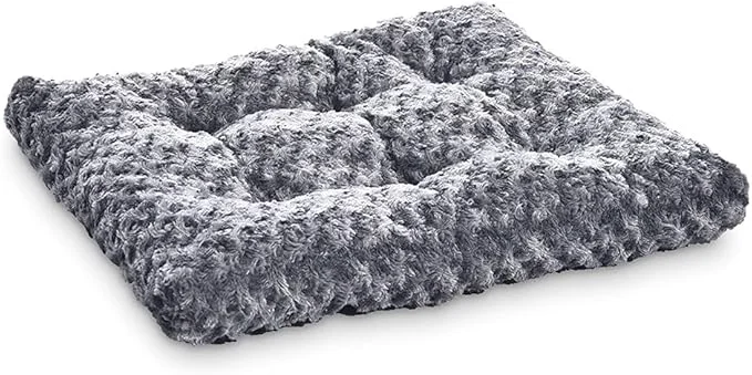 Genuine Amazon Basics Washable Cat and Dog Bed Crate Pad for Indoor Use 35 x 23 x 3 inches Gray Original Design