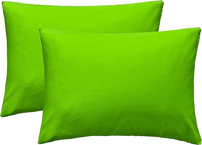 Recyclable iMaylex Soft Egyptian Cotton Zipper Closure Pillowcases Cozy and Lightweight Pillow Case Set of 2 Patrick 39 s Day Green King 20 quot x 36 quot Durable