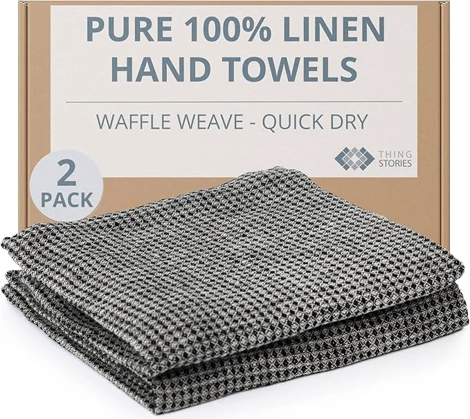 Functional European Linen Hand Towels Artisan