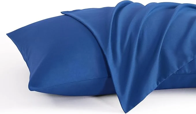 Lightweight NTBAY King Pillow Cases Set of 2 2 Pack Brushed Microfiber 20×40 Pillow Cases Soft Wrinkle Fade Stain Resistant Royal Blue Pillow Cases with Envelope Closure 20×40 Inches Royal Blue Durable
