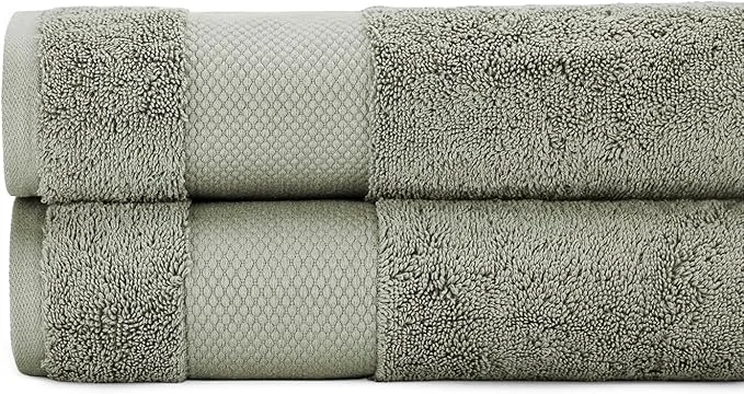 High-Grade BIOWEAVES Organic Cotton 700 GSM Plush Luxury Bath Towels Reusable