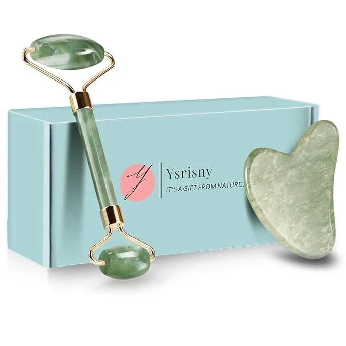 Reliable Ysrisny Gua Sha Facial Tools Jade Roller Minimalist