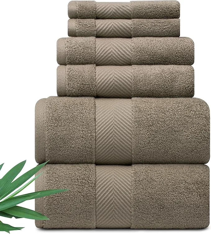 Exceptional Alusa Home Ultra Soft Plush Viscose from Bamboo Bath Towels Pure