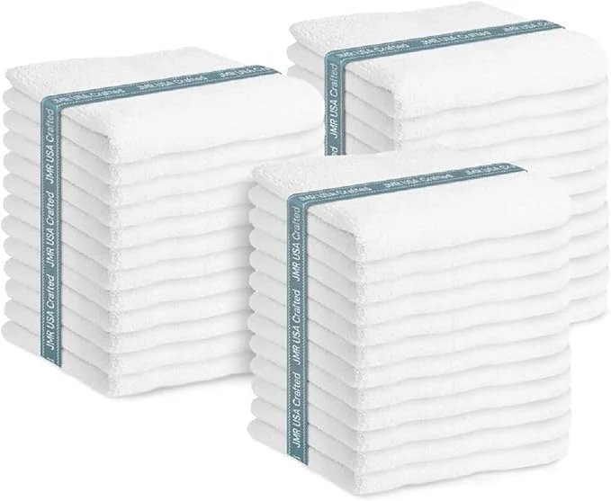 Easy-to-Use JMR White Bath Towels Bulk Pack of 36 Healthy