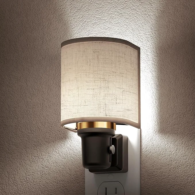 Classic L LOHAS LED Bright Night Lights Plug into Wall Plug in Night Light Dimmable Functional