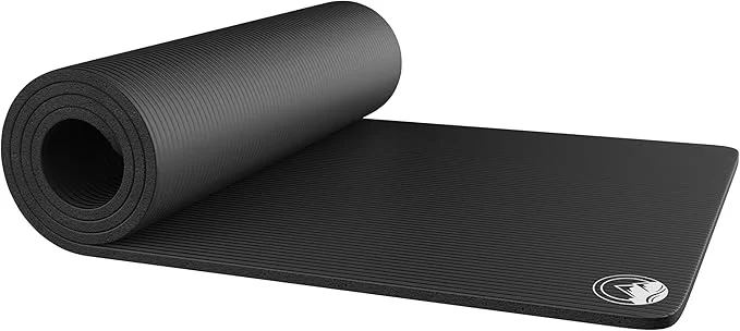 Certified Foam Sleeping Pad – Lightweight 1-Inch Mat for Camping Cots Tents Backpacking and Yoga – Non-Slip and Waterproof with Handle by Wakeman Original