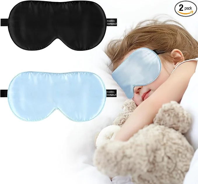 Modern Silk Sleep Eye Mask for Kids Natural Pure Silk Sleeping Masks Authentic