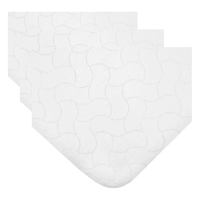 Top-Quality American Baby Company Waterproof Quilt-Like Flat Reusable Multi-use Protective Mattress Pad Cover for Babies Adults and Pets White 27 quot x36 quot Pack of 3 First-Class