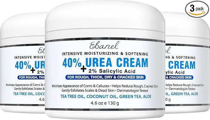 Verified Ebanel Urea Cream 40 plus Salicylic Acid 2 Foot Cream Proven