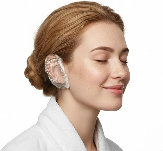Original Design Disposable Ear Covers – 600 Pcs Soft Elastic Plastic Ear Caps Contemporary