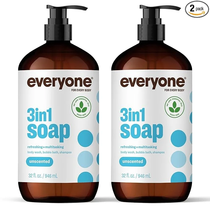 Functional Everyone 3-in-1 Soap Body Wash Bubble Bath 32 Ounce made Traditional