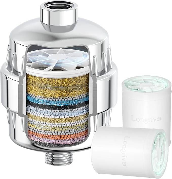 Long-Lasting R7 Shower Filter with 2 Cartridge High Put Shower Water Filter World-Class