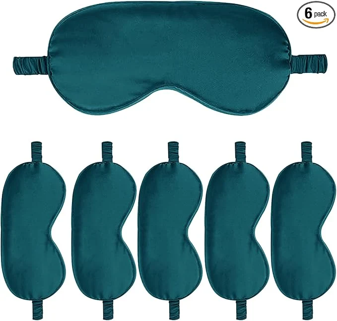 Certified 6PACK Silk Sleep Mask Satin Eye Masks Blackout Silky Eyeshade Cover Soft Official