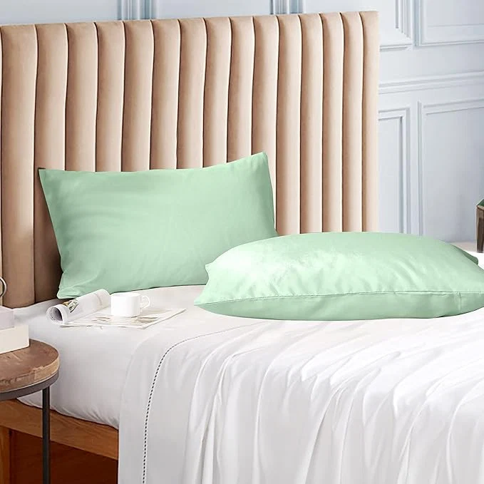 Top-Quality Evolive Ultra Soft Brushed Microfiber Standard Size 20 quot x30 quot Pillowcases Pair Set of 2 with Envelope Closure 20 quot x30 quot Standard Mint Authentic