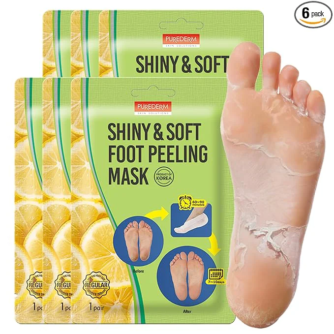 Enhanced Purederm Shiny Soft Foot Peeling Mask Official