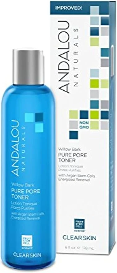 Fashionable Andalou Naturals Toner Ounces Willow Bark Pure Pore 6 Fl Oz Detailed