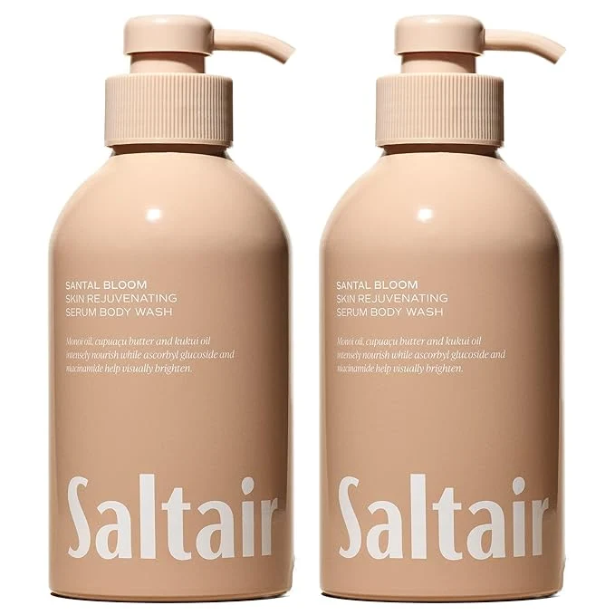 Enhanced Saltair Body Wash 2-Pack – Santal Bloom – Moisturizing Body Wash Flexible