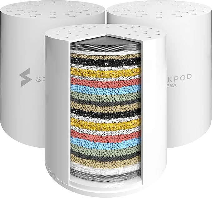 Easy-to-Use SparkPod High Output Shower Filter Cartridge- Suitable Unique