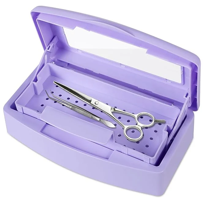 Organic Gusnilo Nail Tool Sterilizer Box Disinfectant Jar Plastic Disinfectant Sustainable