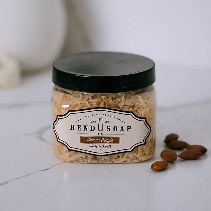 Eco-Friendly Almond Delight Milk Bath for Soft Hydrated Skin – All-Natural Goat Milk Reusable