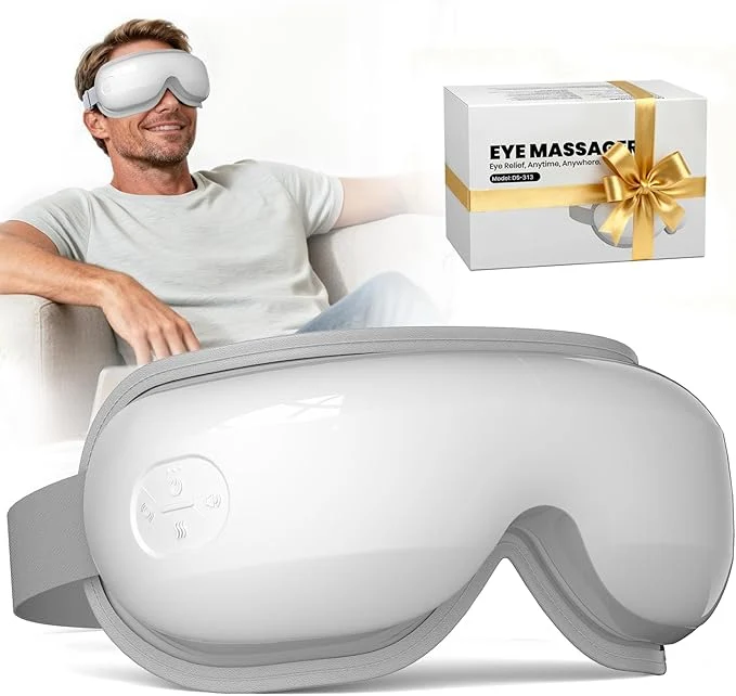Long-Lasting Eye Massager Heated Eye Mask for Migraines Strain Dry Eyes Relief Smart Sleep Casual