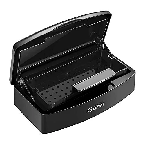 Versatile Gusnilo Nail Tool Sterilizer Box Plastic Disinfectant Container Disinfectant High-Quality