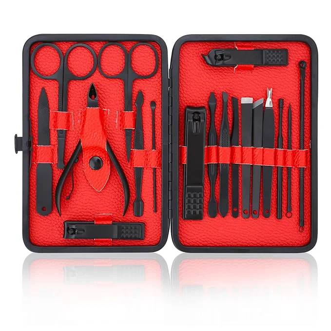 Flexible Manicure Set-Stainless Steel Nail Care Set-Professional Ingrown Toenail Clipper Elite
