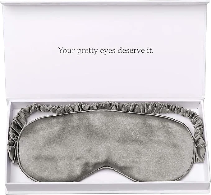 Long-Lasting Silk Sleep Mask Light Blocking Luxury Mulberry 19mm Silk Eye Mask Eye Elegant