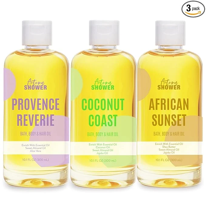 Eco-Friendly Bath Oil Body Oil Oil with Sweet Almond Jojoba Oil Sweet Almond Lavender Solid