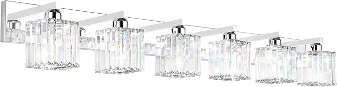 Smooth Aipsun Bathroom Vanity Light Fixtures 6 Light Chrome Vanity Light Luxury